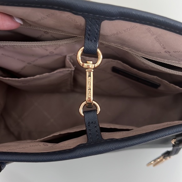 Michael Kors Navy Blue Purse - Picture 7 of 8